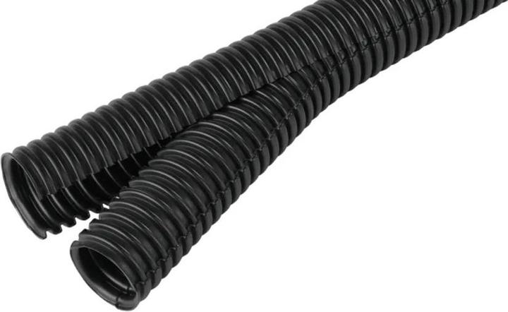 Actual product image Fränkische Rohrwerke Corrugated plastic pipe Co-Flex PP-UV, slotted, black, NW 20 mm (1.92 cm)