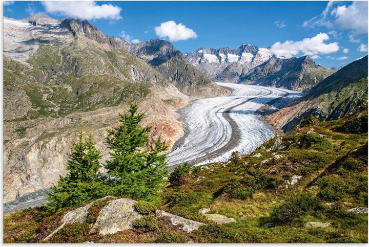 Immagine prodotto Artland Ghiacciaio dell'Aletsch Svizzera U4TQ (60 x 40 cm)