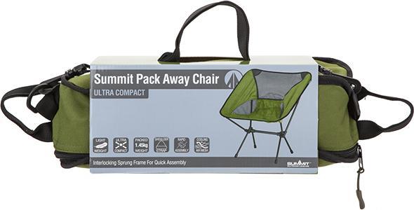 Image du produit Outdoor Spirit Chaise de camping ultra légère Chaise de pêcheur pliable verte 633115