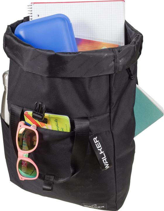 Produktbild Walker Rucksack Roll Top 17 - 27 l, Black Melange (27 l)