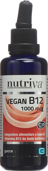 Immagine prodotto Nutriva Vegan B12 (nuovo) gocce (1 Pezzo/i, Goccia, 135 g)