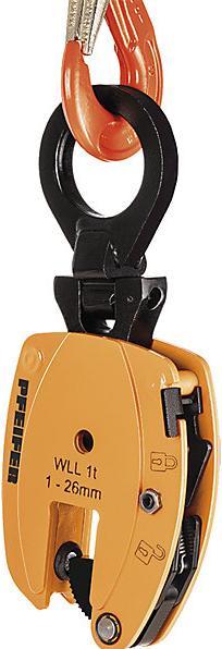 Actual product image Pfeifer Support clamp model KL, vertical insert