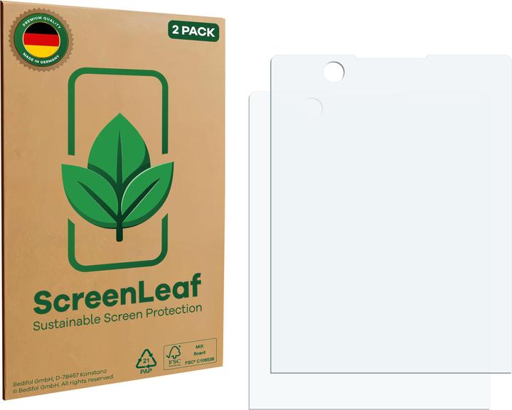 Produktbild ScreenLeaf Schutzfolie nachhaltiger Displayschutz Displayschutzfolie Folie Klar Transparent (2 Stück, Light Phone 3)