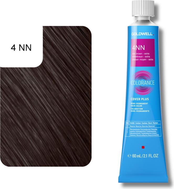 Actual product image Goldwell Colorance Tube Demi-Permanente (4NN medium brown extra)