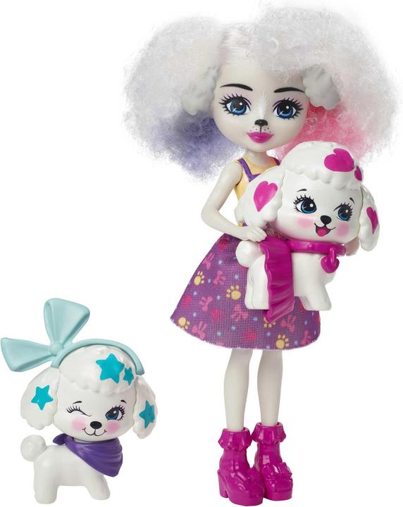 Actual product image Enchantimals Pudelwohl beauty salon playset with color change