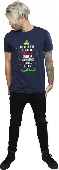 Image du produit Elf - T-shirt CHRISTMAS CHEER TEXT - Homme (L)