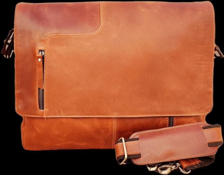 Only-Bags.Store Echtes Leder Umhängetasche, College-Tasche, Laptop-Tasche, Geschenk für Männer, Büro-Tasche, Arbeit