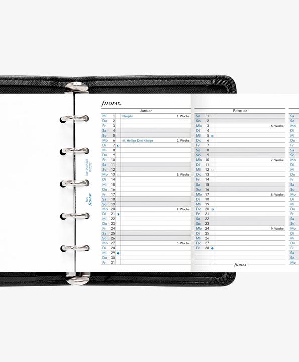 Actual product image Filofax MINI YEAR PLANNER 2025 (67 x 105 mm, No binding, German)