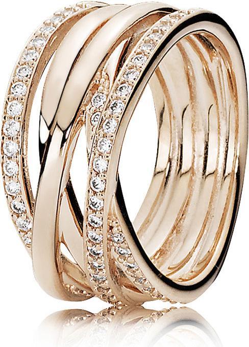 Produktbild Pandora Funkelnde Bänder Ring (54, 925 Silber)