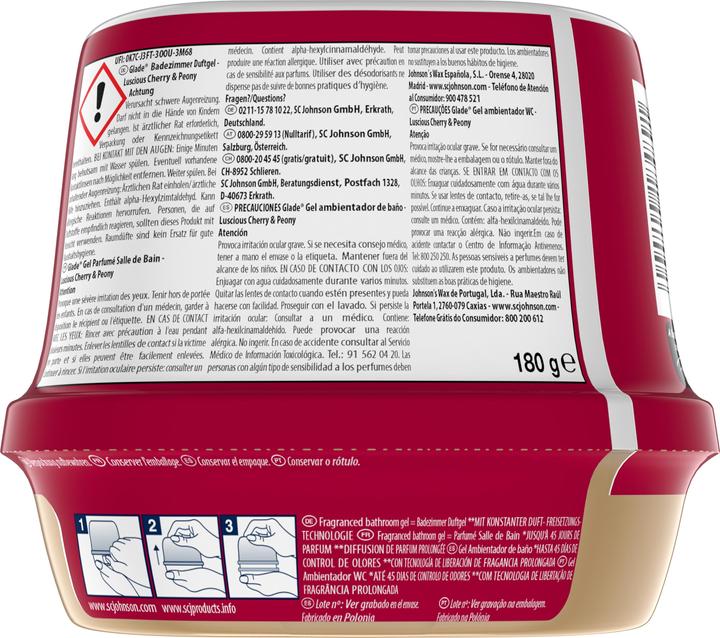 Image du produit Glade Luscious Cherry & Peony