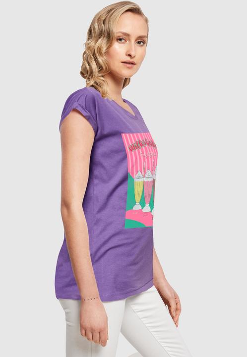 Produktbild Mister Tee MisterTee Ladies Milkshake Tee - Extended Shoulder Tee - 178079 (M)