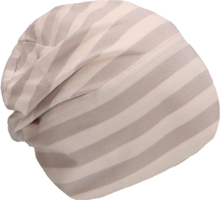 Actual product image Sterntaler Beanie Slouch Beanie Striped Light Grey Gr. 51 (51)