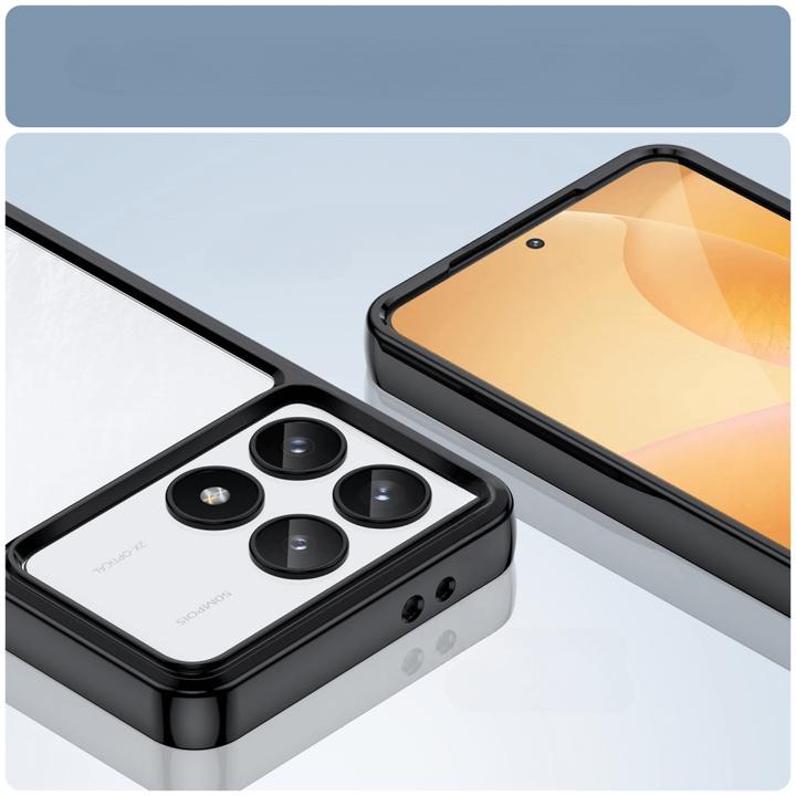 Actual product image Cover-Discount Xiaomi Poco F6 Pro - Protective acrylic mobile phone case with raised edge (Xiaomi Poco F6 Pro)