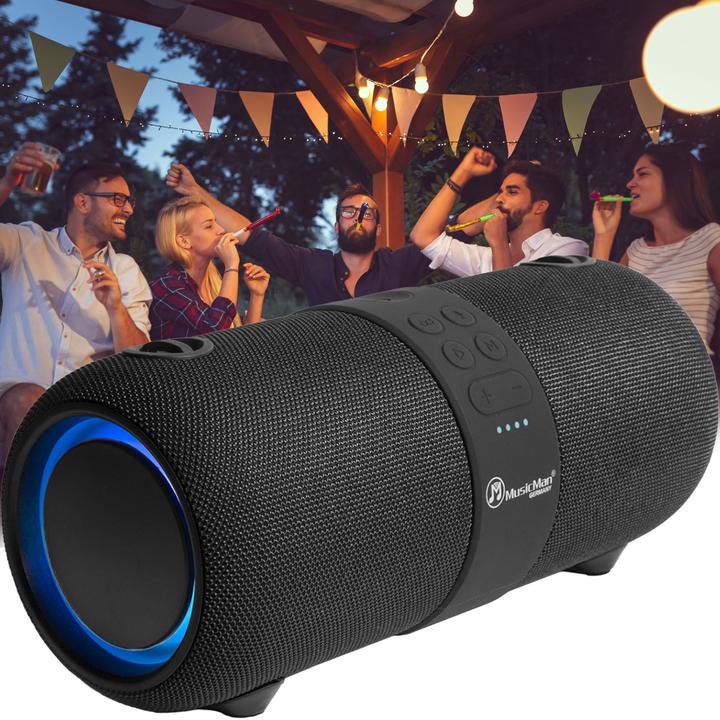 Produktbild Technaxx Bluetooth® Lautsprecher MusicMan LED SoundBlaster BT X56 (4 h, Akkubetrieb)