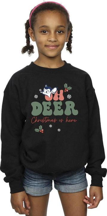Actual product image Disney Girls Bambi Oh Deer Sweatshirt (140, 146)