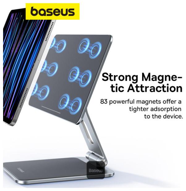 Actual product image Baseus Magnetic Tablet Stand MagStable for Pad 12.9" (grey)