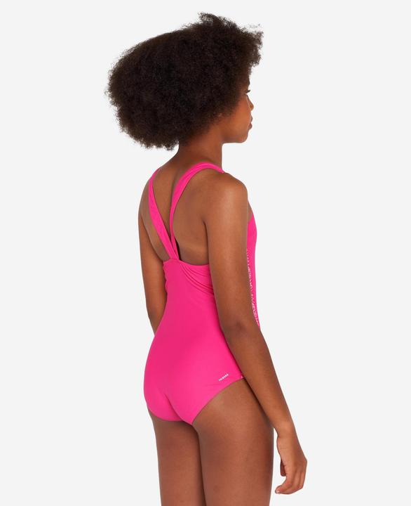 Produktbild Nabaiji Girls’ swimming 1-piece swimsuit - 100 Viki pink (10, 11, 12)