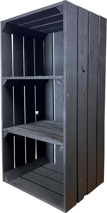 Actual product image Holz Zollhaus Shelf Vintage Black 40 x 75 cm (30 x 42 x 75.5 cm)