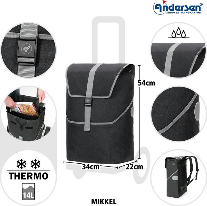 Actual product image Andersen Mikkel black