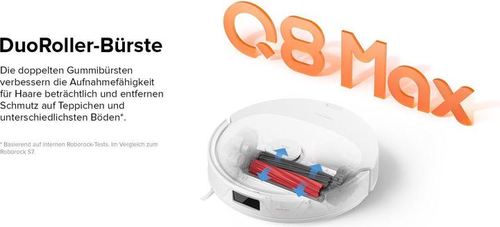 Image du produit Roborock Q8 Max (Robot d'aspiration et de nettoyage)