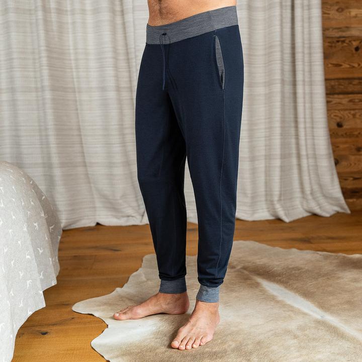 Produktbild Dagsmejan Pyjama Unterteil "Stay Warm" dunkelblau (48)