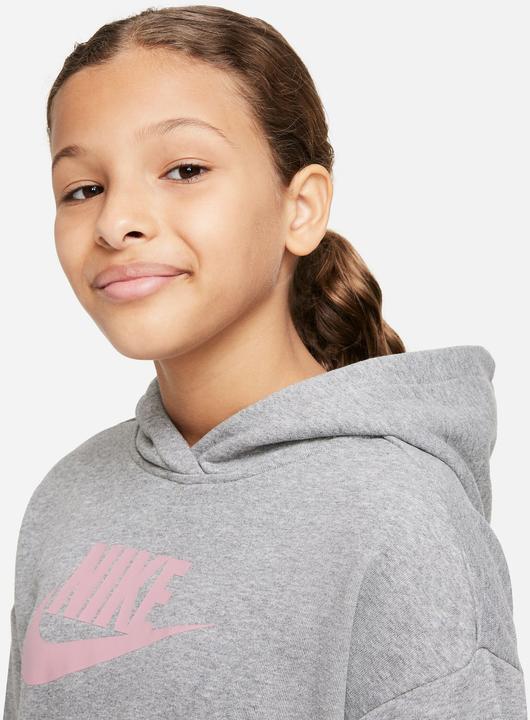 Produktbild Nike Sportswear Club Big Kids" Carbon Heather/Elemental Pink S (S)