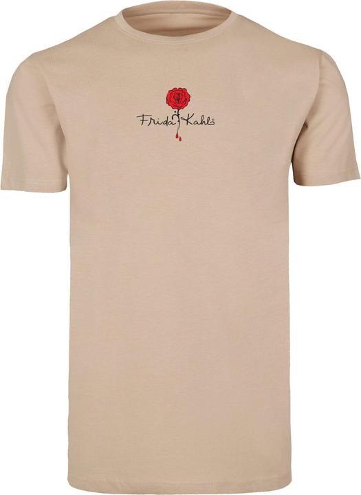 Merchcode Frida Kahlo - Logo rose T-Shirt Round Neck - 116157