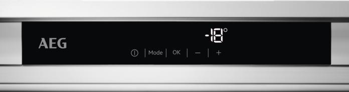 Produktbild AEG TAB7N12EF Einbau-Gefrierschrank / 1225 mm / 122 L / NoFrost / Temperaturalarm / Festtür / E, 933 (Einbau, 122 l)
