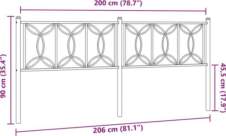 Immagine prodotto VidaXL La§In (206 x 3 x 90 cm)