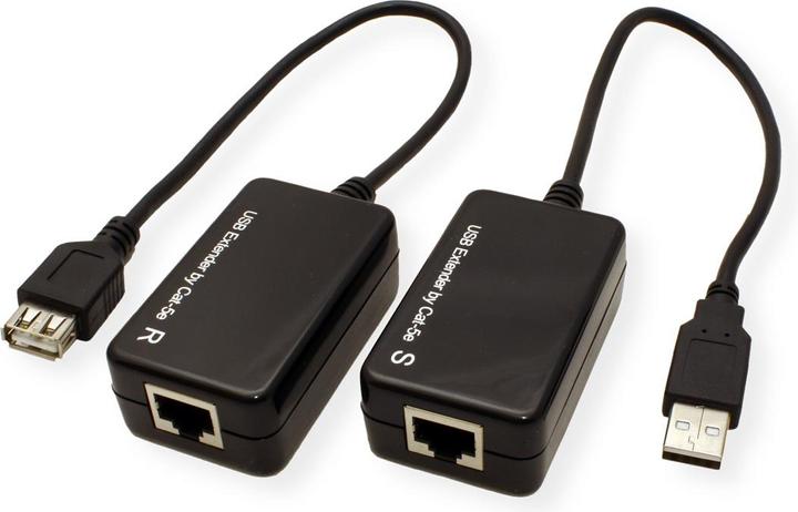 Produktbild Value USB 1.1 Verlängerung über RJ45, max. 45m (UTP, CAT5, 0.23 m)
