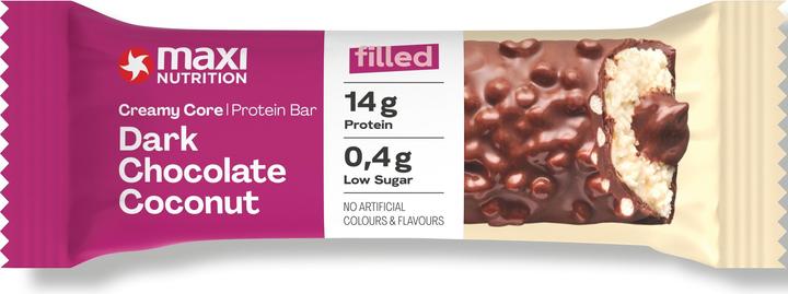Produktbild Maxi Nutrition MAXI N. Proteinriegel 125482 DarkCocolate Coconut 12x45g (Schokolade, Kokos, 12 Stk., 540 g)