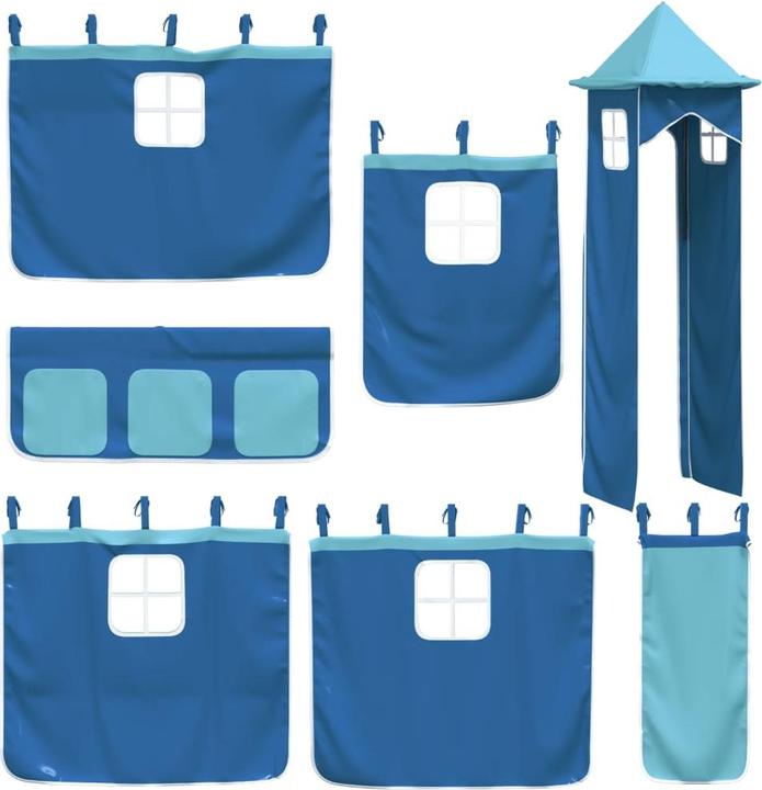 Image du produit VidaXL Lit superposé pour enfant avec tour (80 x 200 cm)