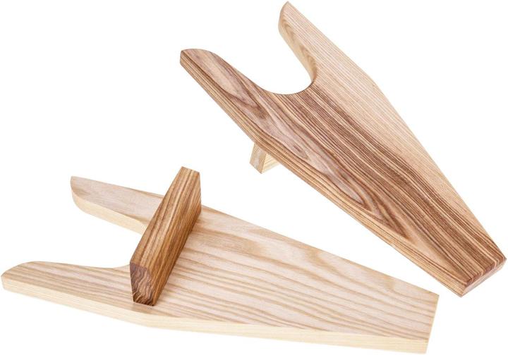La Mia! Stabiler Holz Stiefelknecht aus geölter Esche - praktischer Schuhauszieher