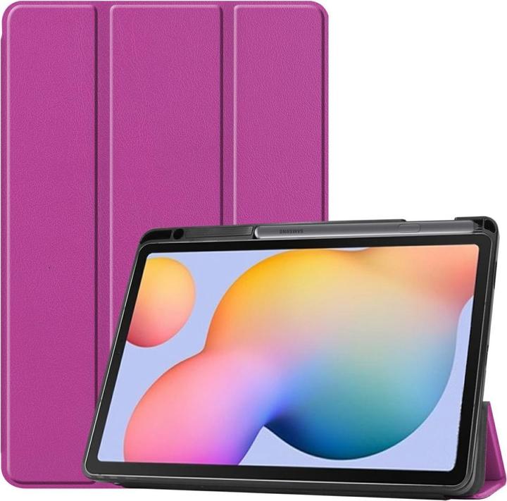 Produktbild Cover-Discount Galaxy Tab S6 Lite - Tri-fold Smart Leder Case violett (Galaxy Tab S6 Lite 10.4 (2020))