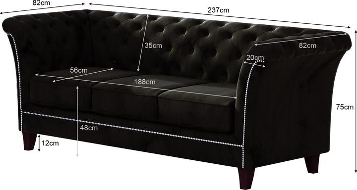 Actual product image Ropez Derby (3-seater, Upholstery set, 2 person sofa, 1-seater)