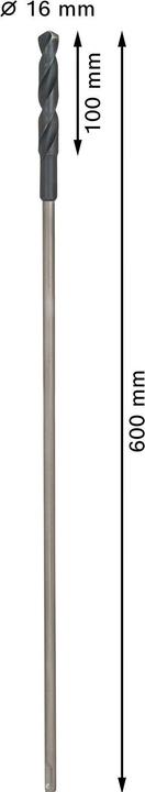 Produktbild Bosch Professional Zubehör PRO Wood HSS Installationsbohrer, 16 x 100 x 600 mm (16 mm)