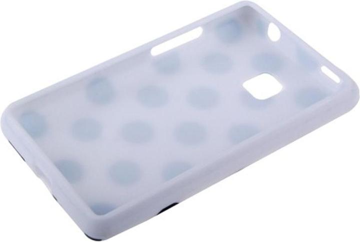 Produktbild König Design Schutzhülle TPU Punkte Case für Handy LG Optimus L3 II / E430 (Optimus L3)