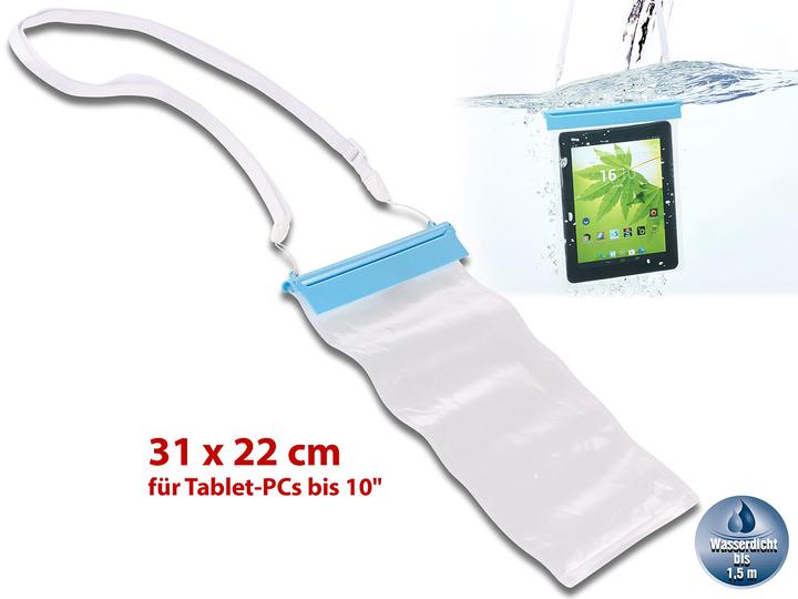 Produktbild Somikon Wasserdichte Universal-Hülle für iPads & Tablet-PCs (iPad 4, iPad Air)