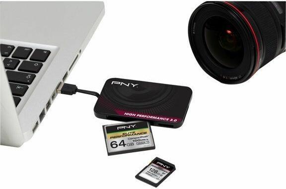 Actual product image PNY Flash Card Reader High Performance 3.0 Formats (USB 3.0)