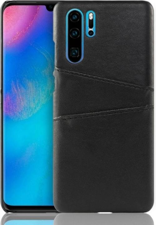 Image du produit Screenguard Huawei P30 Pro CardCaddy étui arrière en cuir avec emplacements pour cartes (Huawei P30 Pro)