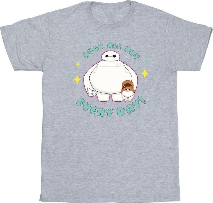 Actual product image Disney Boys Big Hero 6 Baymax Hugs Everyday T-Shirt (128)