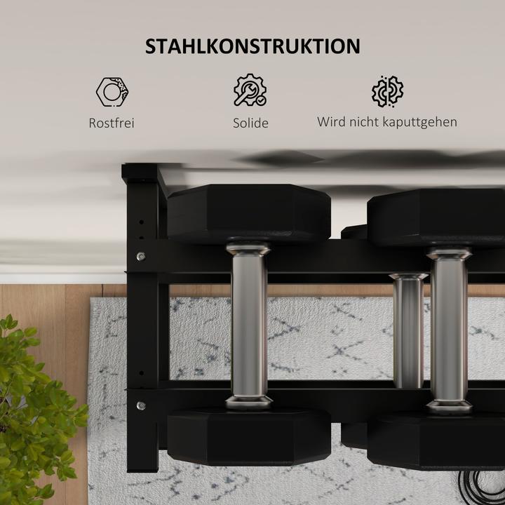 Produktbild SportNow Hantelständer mit 2 Ebenen