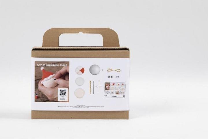 Image du produit Creativ Company Kit de bricolage Boules de Noël Père Noël et ange