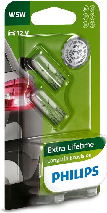 Image du produit Philips LongLife EcoVision (W5W)