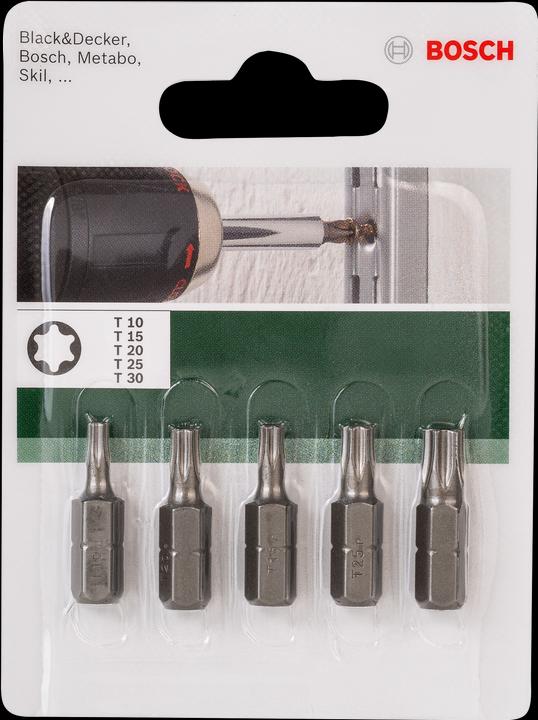 Immagine prodotto Bosch Zubehör Set di punte per cacciavite (T10, T15, T25, T30, T20)
