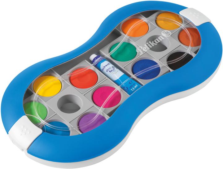 Immagine prodotto Pelikan Coprire la scatola di vernice Spazio (12 colori, 1 bianco opaco)