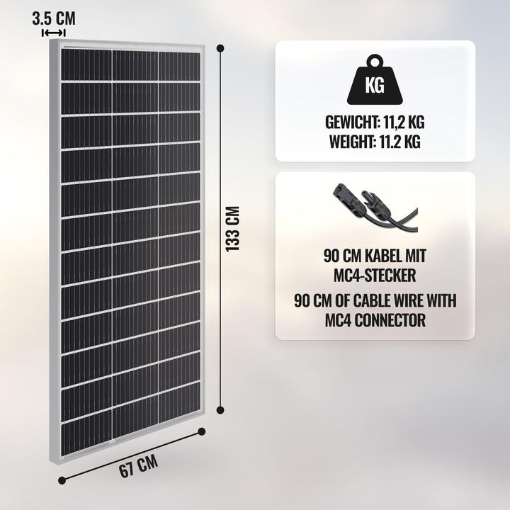 Image du produit Yangtze Solar Panneau solaire 165W (165 W, 11.20 kg)