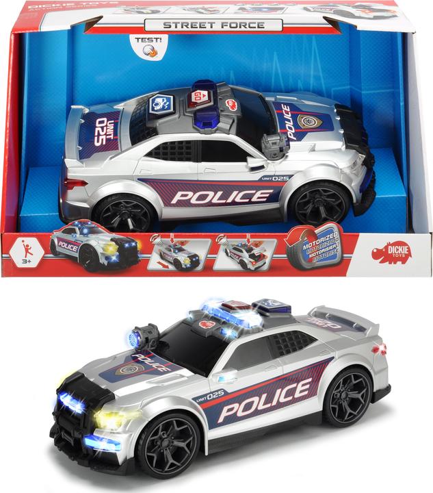 Produktbild Dickie Police Car Street Force mit Licht und Sound