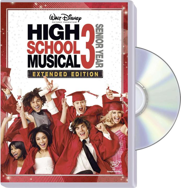 Actual product image High School Musical 3 (DVD, 2008, English, Italian, German)