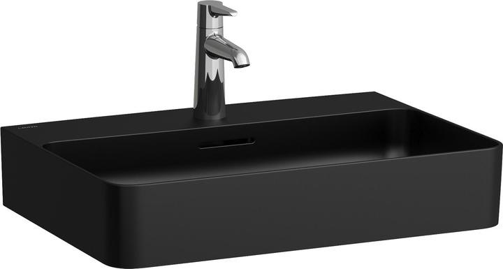 Actual product image Laufen VAL washbasin, undermount, 1 tap hole, with overflow, 600x420mm, H810283 (640 mm, 518 mm)